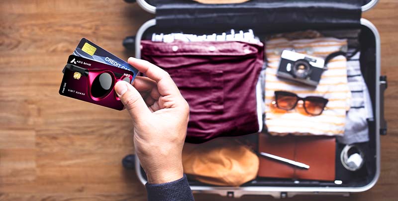 Avail lounge access and travel Insurance perks with Credit Card