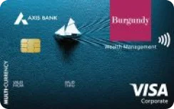 Burgundy Multi-Currency Forex Card