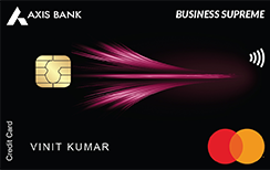 Axis Bank Business Supreme Master card