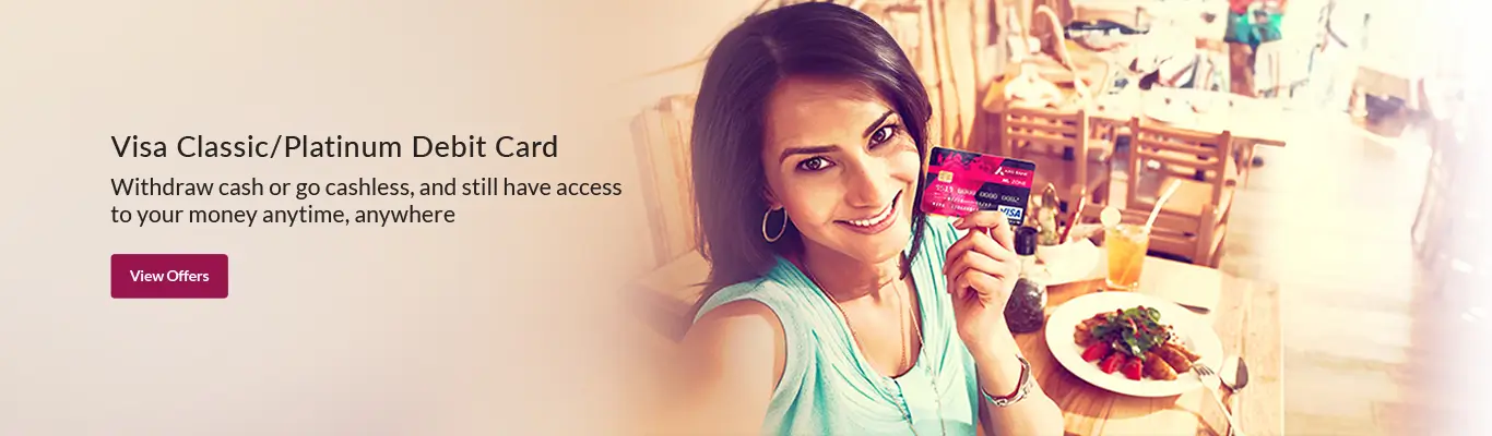 Visa Classic Platinum Debit Card