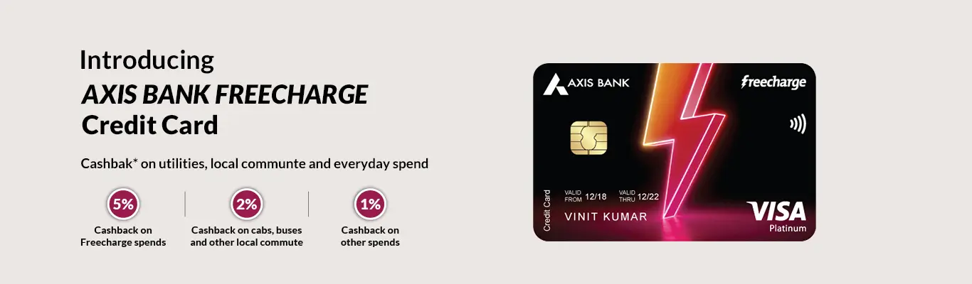 Axis Bank Freecharge Plus Credit Card