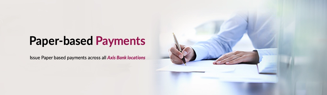 Paper-based Payments Paper-based Payments