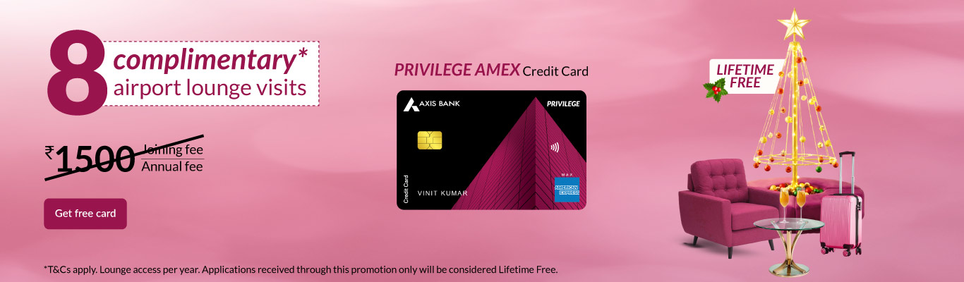 Privilege AMEX Axisbank Credit Card
