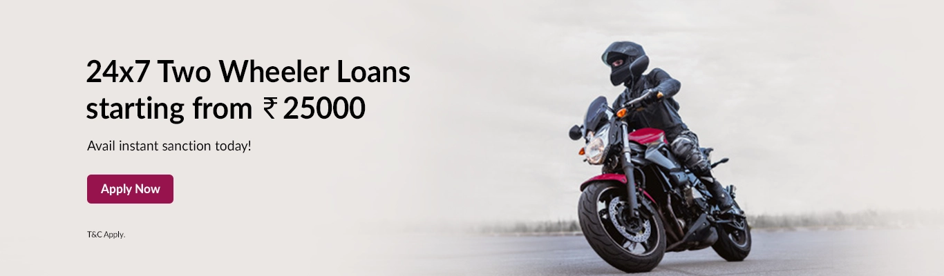 24x7 Two Wheeler Loans