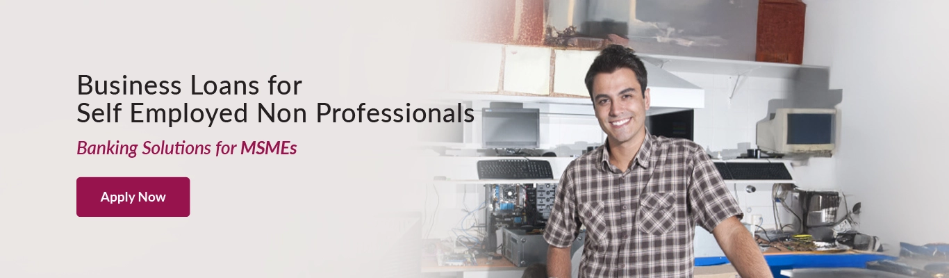 Business Loans for Self Employed Non Professionals