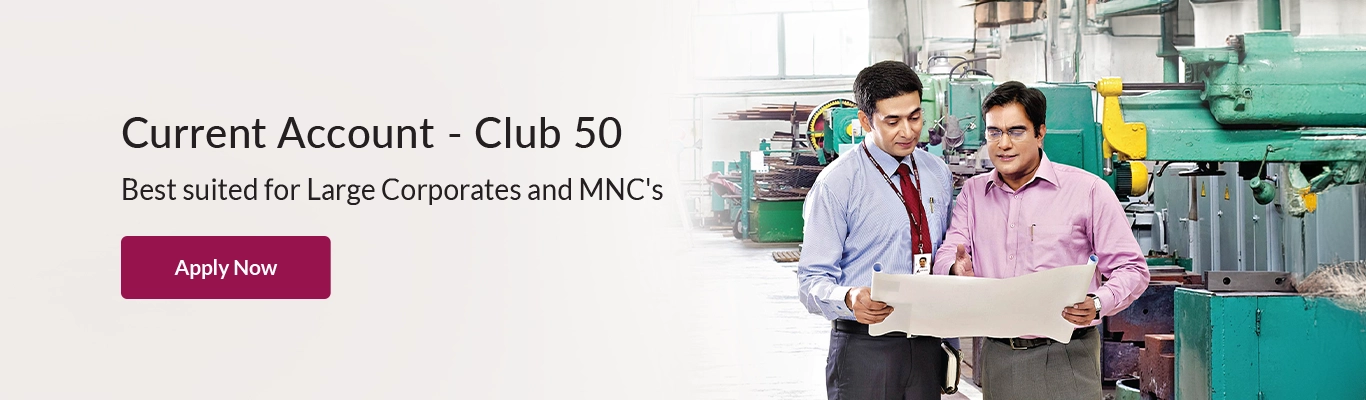 Club 50 Current Account