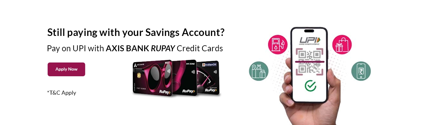 Axis Bank RuPay Credit Card on UPI