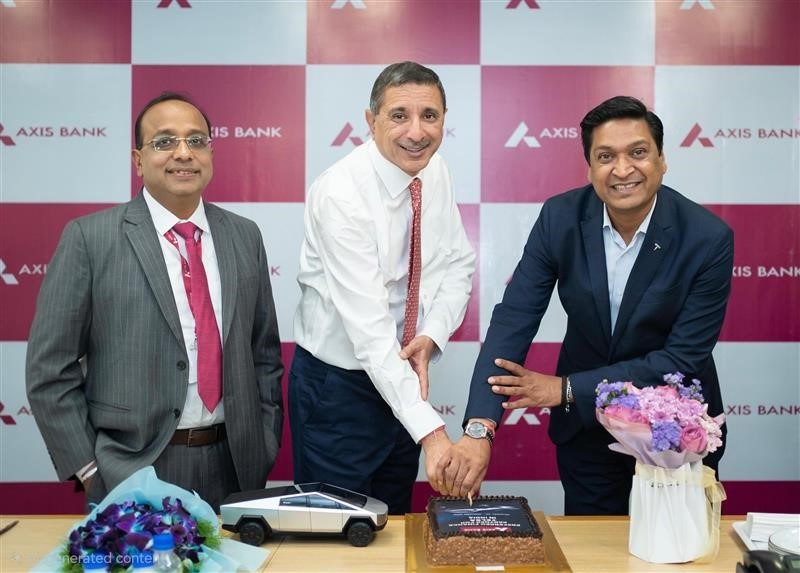 Axis Bank becomes preferred financer for Tesla to enable seamless EV financing across India 
