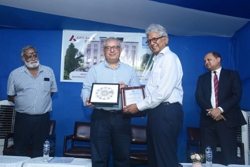 Axis Bank Lays Foundation Stone of Axis Bank Antara Institute of Health Sciences at Antaragram, Kolkata